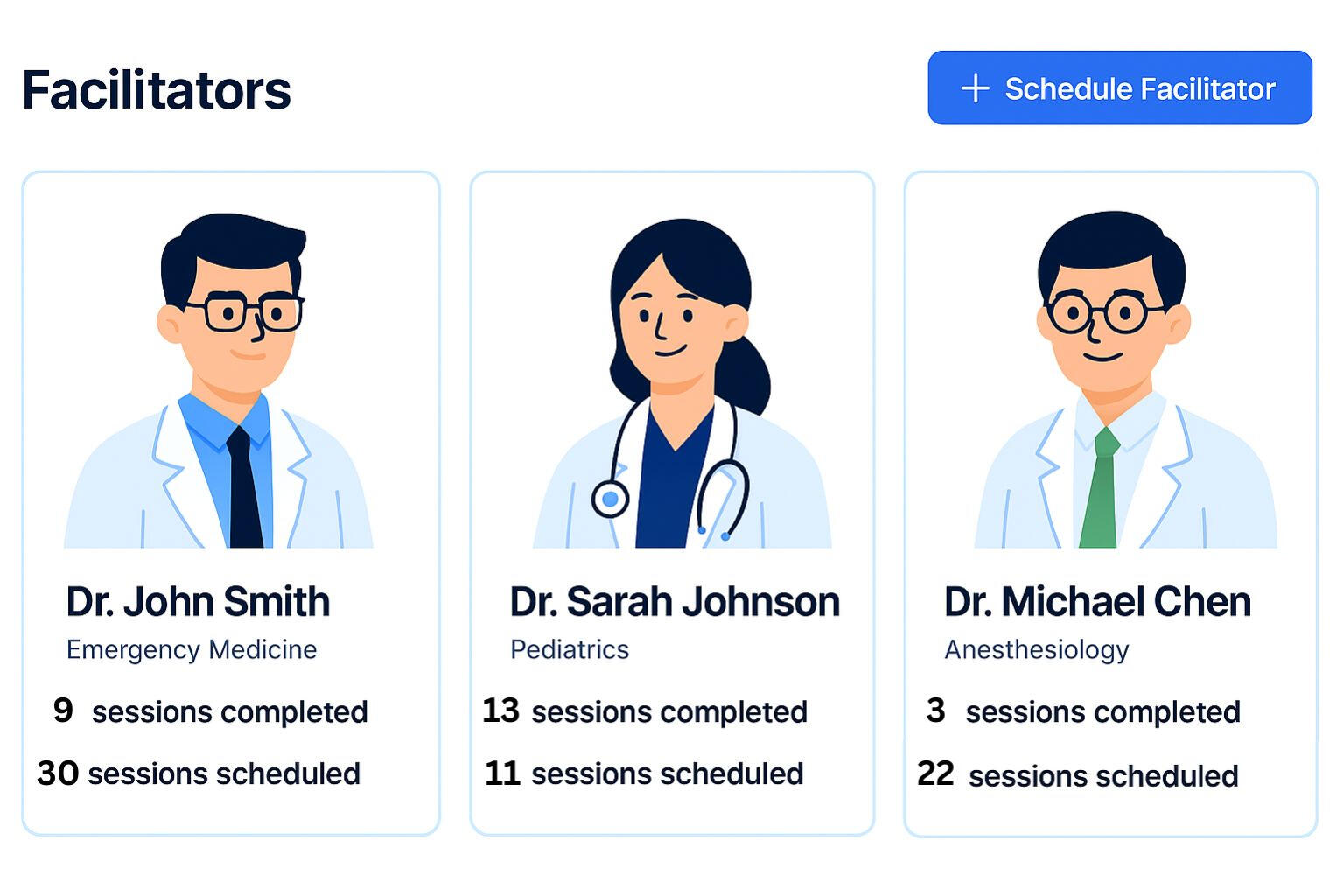 Facilitator Scheduling Facilitator Scheduling